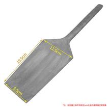 Stainless steel brick knife trowel knife new wall-laying knife bricklayers tool round handle manganese steel thickened brick-laying knife brick-cutting knife
