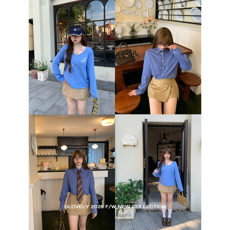 Ulovely Slightly Chubby mm's "Old Money Style" Petite and Elegant Workwear Skirt Pants Plus Size Half Skirt