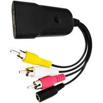 New hdmi to av converter HDMI to AV (cvbs) composite video factory direct sales 1080p