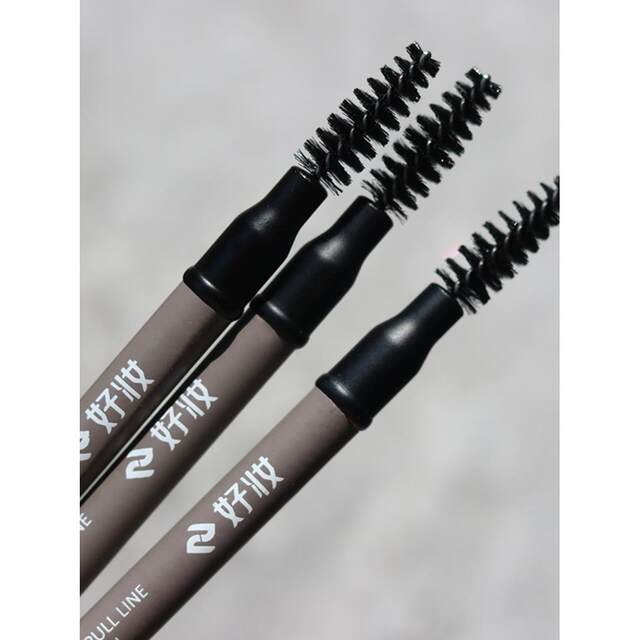 Authentic good makeup double-ended extremely fine and ultra-fine eyebrow pencil for makeup artists, waterproof, long-lasting, non-fading, thin core for women