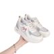 Fashionable and Versatile Korean-Style Thick-Soled White Sneakers for Women, 2025 Summer New Model, Mesh Breathable Comfortable Casual Sports Shoes