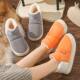 Winter Cotton Shoes for Home and Outdoor Use, Unisex, with Added Fleece and Thickened Waterproof Anti-Slip Soft Soles, Closed Heel, High-Top Warm Shoes for Couples