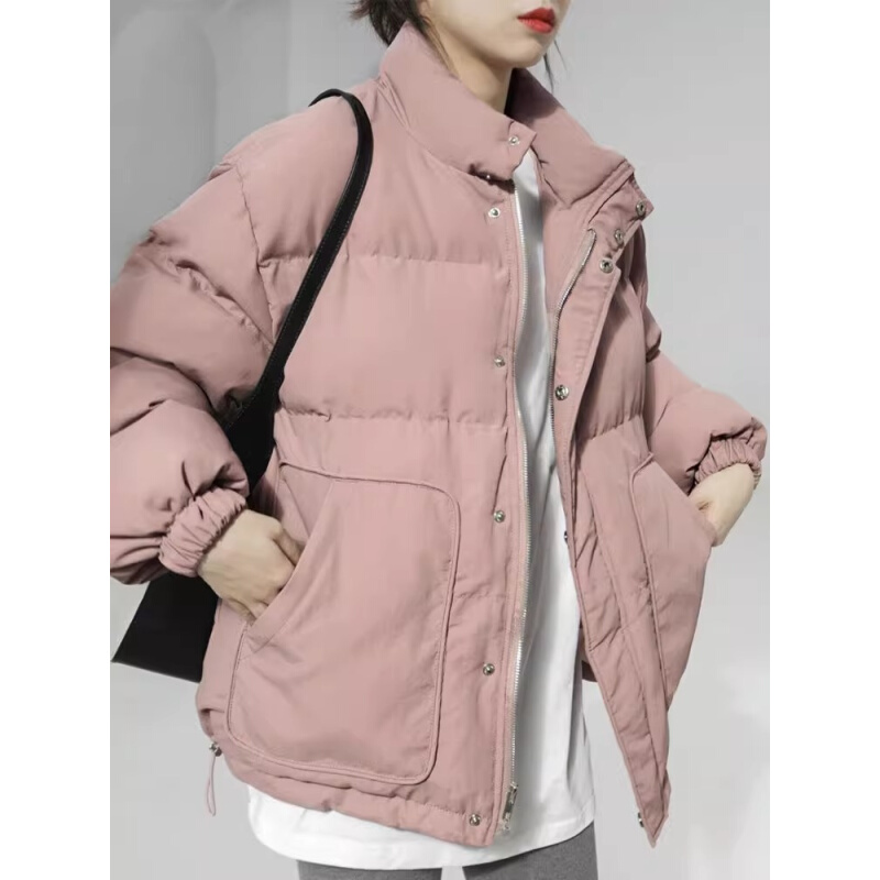 Light and thin down clothes woman Winter 2023 new loose Korean version Fashion cotton padded jacket Thickened Warm Cotton Clothing Cotton Jacket-Taobao