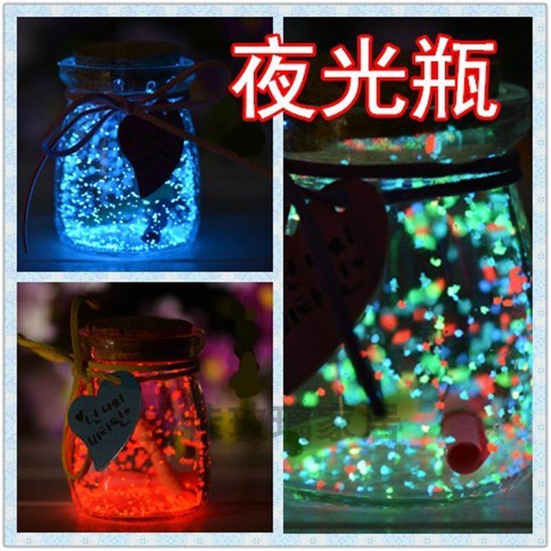 Japan Creative Wish Glass Bottle Stars Origami Origami Night Light 520 Starry Sky Lucky Fluorescent Rafting Bottle Birthday Gift-Taobao