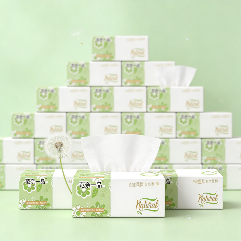 【Увеличенная упаковка】Премиальные большие бумажные салфетки оптом в коробке для домашнего использования, салфетки для лица