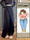 Black Suit-Style Casual Pants for Women, New Summer Pants, Plus Size, High-Waisted, Slimming, Slightly Chubby, Loose Fit, Straight-Leg Pants