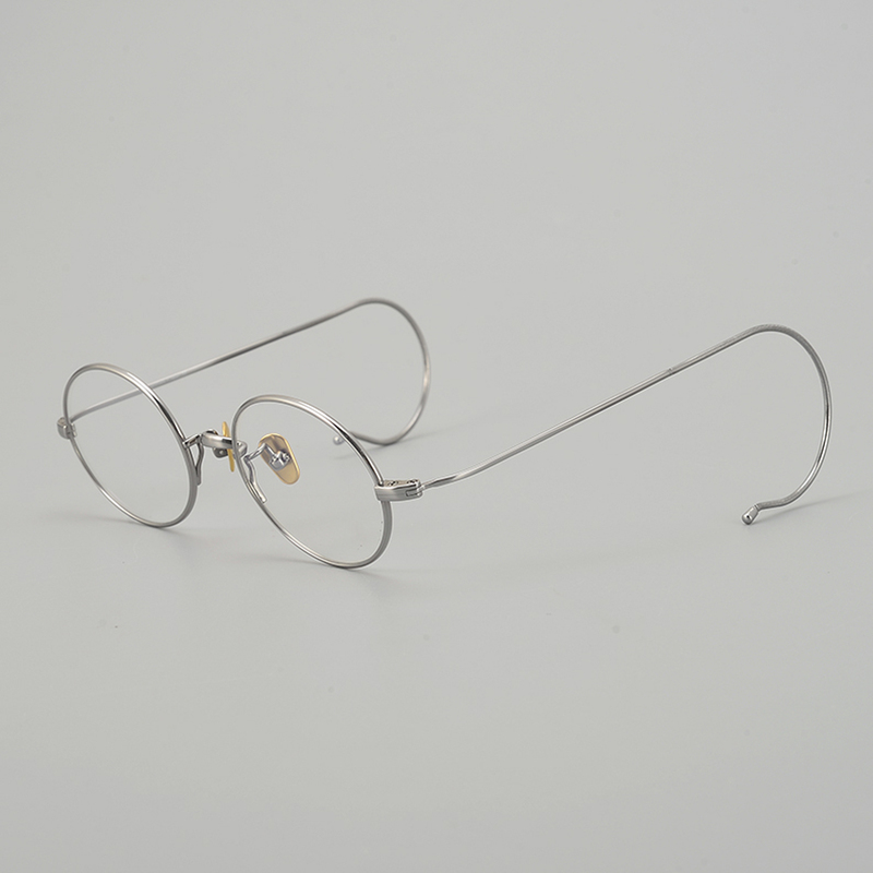 Zengyong Japanese Handmade Intellectual Nerd Anti-Blue Light Glasses Frame for Men and Women with Small Faces Gms196Tn