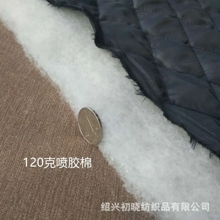 涤塔夫加棉里布有线绗缝120GSM喷胶棉服装间棉里衬棉衣羽绒夹棉布:揭秘冬季保暖神器的秘密-TR-淘宝百科网