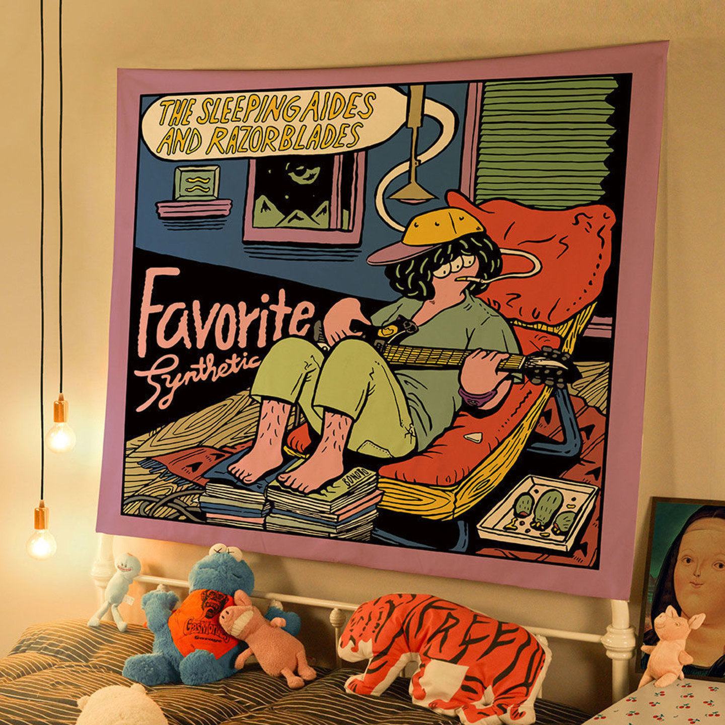 Xinjiang American Hung Cloth Ins Background Cloth Dormitory Renovation Wall Fabric Red Bedside Bedroom Annoubi Windows-Taobao