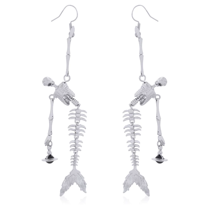 Официальная подлинная Vivienne Westqueen West Empress Dowager Small Mermaid Skeleton Ear Round Girl High-quality Middle Ages