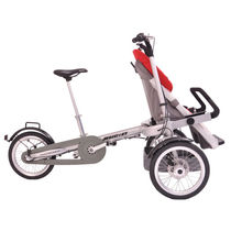 Rhea 7 series deformable version of parent-child three-wheeled bicycle mother and baby bicycle for riding and transporting children