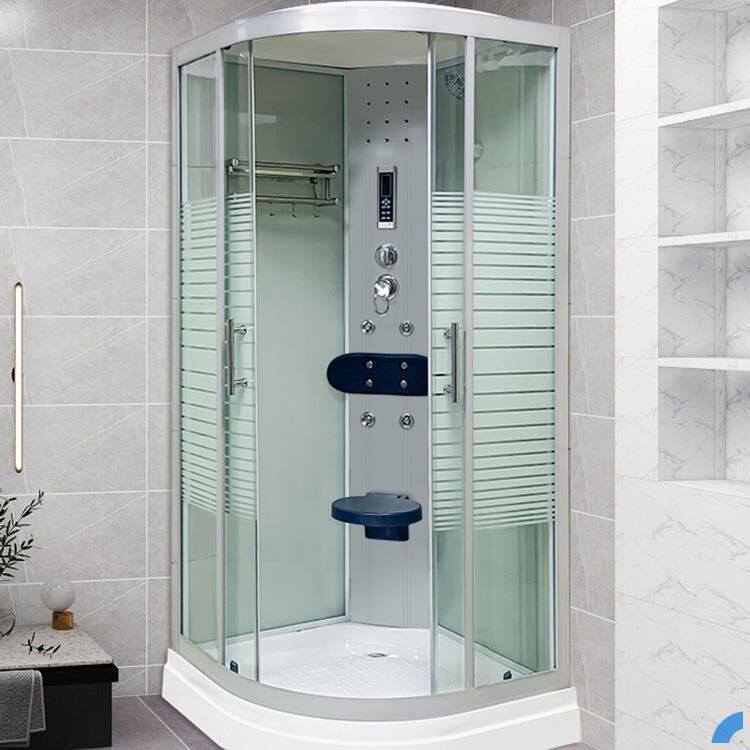 Overall Diamond Type Shower Room Bathroom Home Sector Glass Simple Partition Bath Integrated Closed Bathing-Taobao