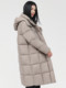 Xuefeifan 2025 Winter New Puff down Jacket for Women, Long Hooded, Warm, Comfortable, Bread-Style Coat, Dirt-Resistant Outerwear