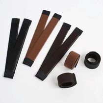 Ferroalloy hair accessories disc hair tool a black puck ring a black brown clap ring