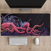 Mouse pad extra large e-sports game thickened edge computer notebook desk pad mens and womens wrist keyboard pad