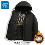 Демисезонный пуховик, демисезонная удерживающая тепло куртка с капюшоном, оверсайз, увеличенная толщина