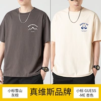 Маленькая этикетка Снежная гора серая коричневая + маленькая этикетка угадает-абрикосовый цвет