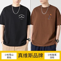 Xiaobiao Snow Mountain Black + xiaobiao Fish Hail темно -коричневый