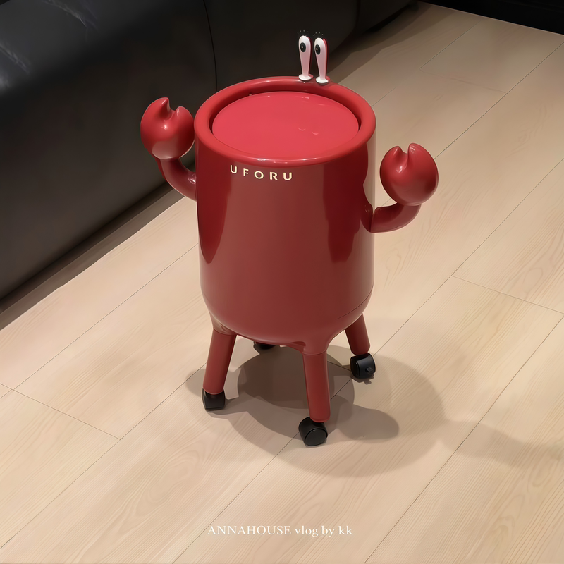 【100 Packages for the New Home】Money-Saving Trash Can with Wheels, Movable Waste Bin, No Need to Bend Over, Moving to a New Home