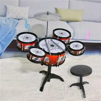 Xinjiang Tibetan Special Chain Large number childrens toy frame Sub-drum beginners knocks on baby boy jazz drum musician