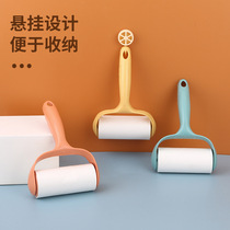 Lint sticking roller removable dust paper roller brush suction lint removal brush clothes sticky felt roller replacement roll paper