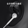 Wired Earphones, Semi-In-Ear Type, 3.5mm Round Jack, In-Line Control with Microphone, Suitable for Listening and Speaking Exams, Radio, Universal Earbuds