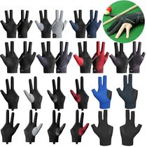 Guanti da biliardo da biliardo con dita aperte adesivo regol