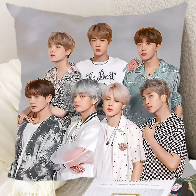 Плед/подушка BTS участник Пиллоу Пиллоу Стар Фанатам Помощь День Рождения Подарки Студенту Подушка-кукла