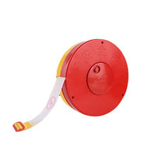 Licai warning tape warning line warning tape isolation tape full meter safety warning tape disc type warning tape (100