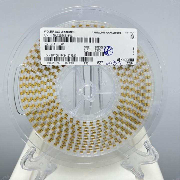TAJC107K010RNJ 100uF 10V TAJ 钽电容 全新现货 TAJC107K010RNJ