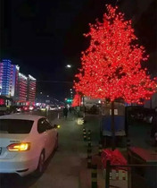 Simulation maple leaf tree light led light tree outdoor waterproof decorative light Square Park municipal lighting landscape light