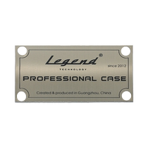 Customized aluminum sign making machine equipment corrosion nameplate Customized copper aluminum stainless steel laser engraving sign making