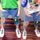 Quần áo trẻ em Quần short jean bé trai Mùa hè 2020 Quần trẻ em kiểu Tây mỏng mới, Trẻ em lớn, Xu hướng phong cách Hàn Quốc - Quần jean
