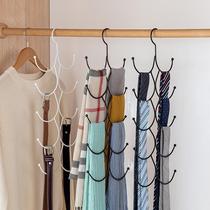 Multifunctional storage artifact hanging scarf rack stockings rack tie rack hat rack silk scarf rack hoop hanger hook