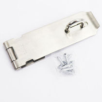 Hasdick HKC-112 thickened stainless steel lock latch door buckle hasp punched version with 3-inch screws