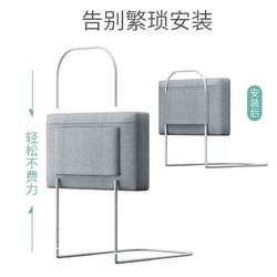 침대 울타리 가드 레일 한 쪽 부드러운 가방 베드 가드 레일 측면에서 자란 소프트 백 펀칭없이 침대 끝에서 떨어지는 아기가 떨어지는 것을 방지합니다.