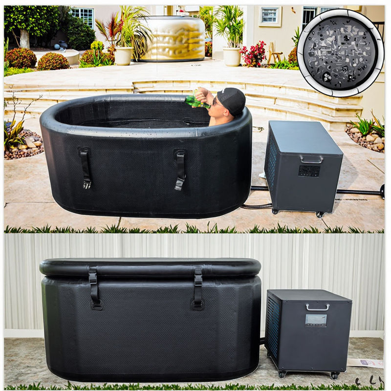 Hot-Selling Ice Bath Bucket, Large-Capacity Cold Water Soaking Pool, Home Cold Compress, Post-Exercise Functional Recovery, Cold Water Machine, Cross-Border