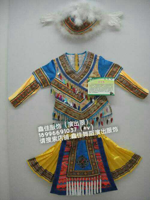 The new high mountain folk dance costumes Takayama cast to serve ethnic minority costumes and women's stage fashion show costumes