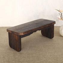 Zen meditation stool solid wood kneeling Japanese style meditation stool folding stool drinking tea kneeling stool Zen stool low stool kneeling chair