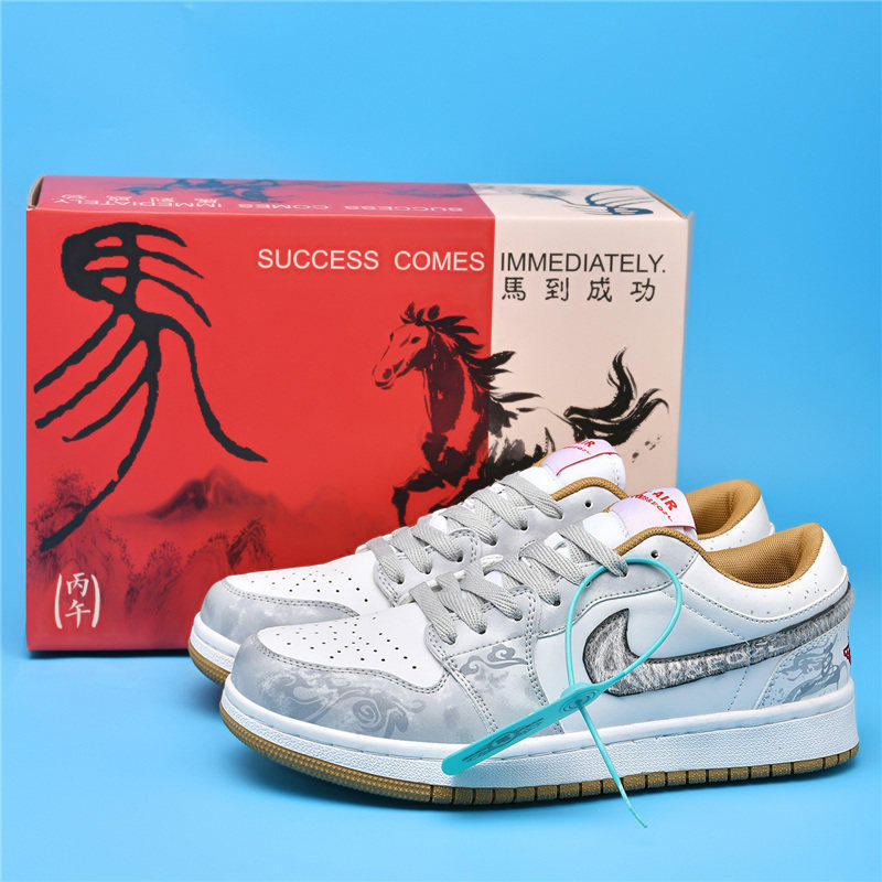 2026 New Model Aj Men's Shoes Year of the Horse Limited Edition Dunk Low-Top Sneakers Air Force One Couple Casual Sports Shoes Women's Shoes 2026 New Model Aj Men's Shoes Year of the Horse Limited Edition Dunk Low-Top Sneakers Air Force One Couple Casual Sports Shoes Women's Shoes