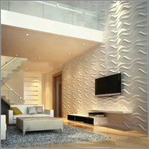 Customized grg gypsum texture board grg wave water corrugated board relief background wall decorative components direct supply from the manufacturer