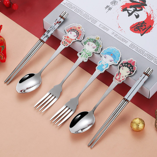 Подарки в китайском стиле для иностранцев, практичная посуда для макияжа в стиле Пекинской оперы, деловые подарки в китайском стиле для клиентов, отправляющихся за границу