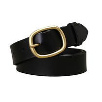 Japanese FC genuine cowhide belt for women with decorative versatile cashmere coat for women with waist belt Korean style fashion girdle belt