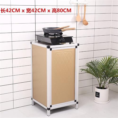 Simple kitchen gas liquefied gas with bottle coal gas tank single hearth cabinet cabinet cabinet economical type small side cabinet base-Taobao