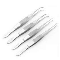 Twezers soft wart clip stainless steel straight head elbow tissue tweezer thickness hardening micro-eye tweezer dressing