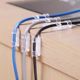 Punch-free wire manager wire fixer self-adhesive data cable snap storage network cable wiring wall insertion wall