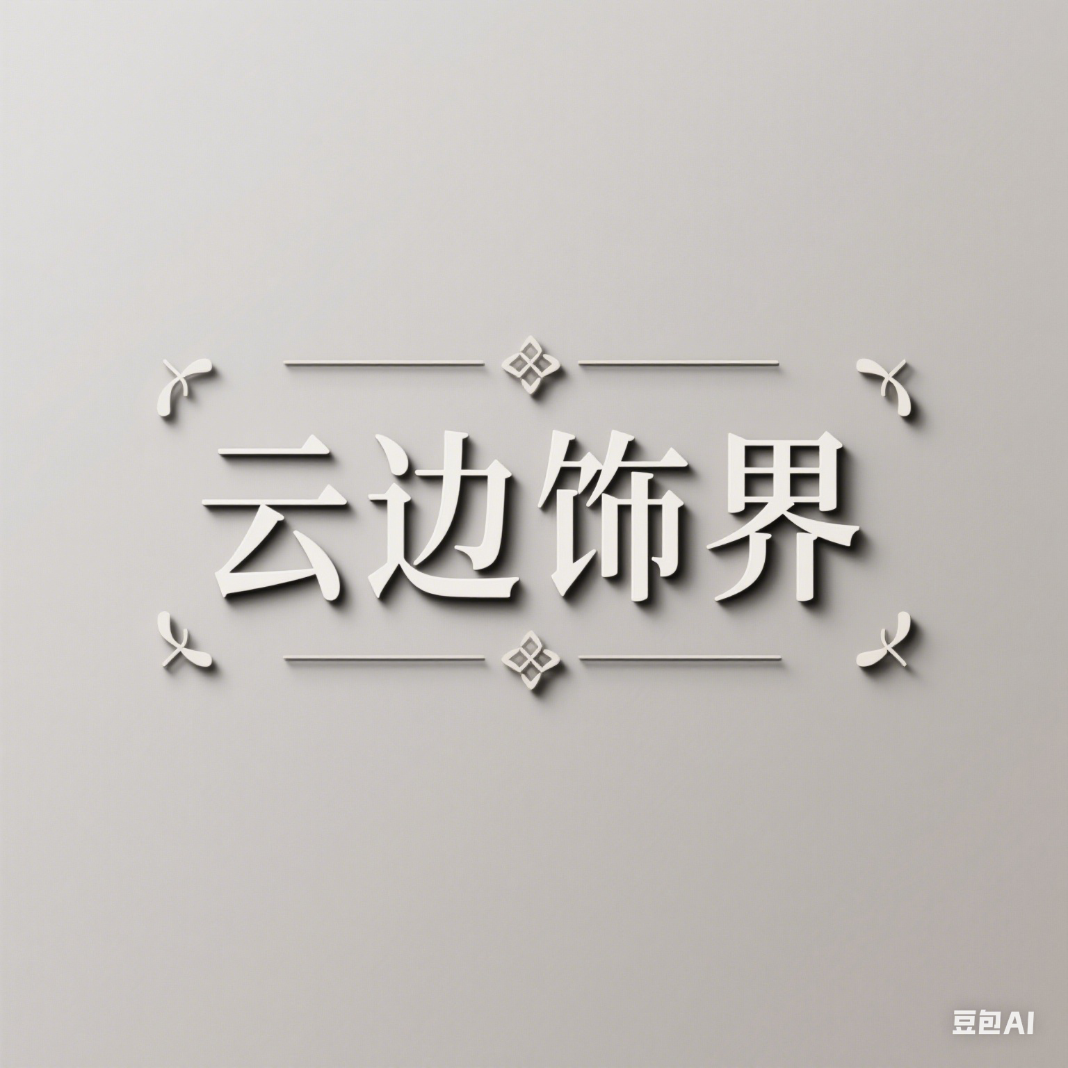 云边饰界的LOGO