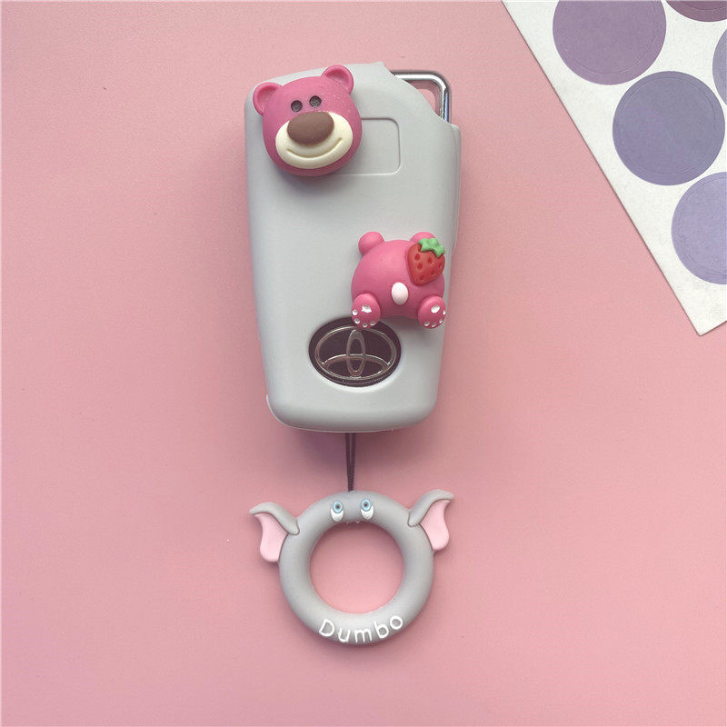 Dedicated Toyota key set Ruizhi Rongfang RAV4 Camry Highlander Raling Corolla folding bag female shell buckle