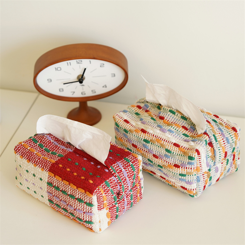 Red Bottom Rainbow Lollipop Creative Tissue Bag for Home Use, High-End Tissue Box, Tissue Cover, Tissue Box for Girls' Bedroom Red Bottom Rainbow Lollipop Creative Tissue Bag for Home Use, High-End Tissue Box, Tissue Cover, Tissue Box for Girls' Bedroom