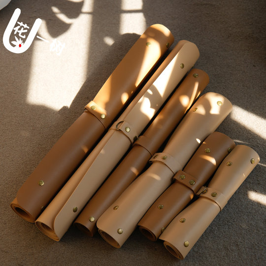 U Flower tragbare Rollaufbewahrungs-Garten-Bodenmatte für den Balkon zu Hause, zum Pflanzen von Blumen und zum Wechseln des Bodens, wasserdichte Sukkulenten-Wickel-Topfmatte